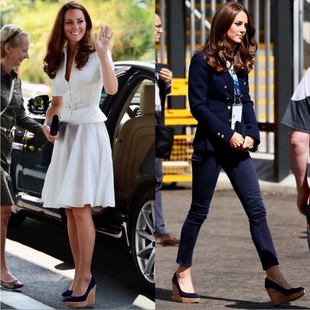 Stuart Weitzman Corkswoon Wedges Size 9.5 - image 1